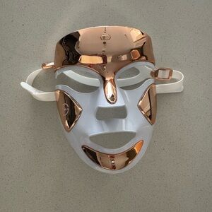 Rose Gold and White LED Face Mask